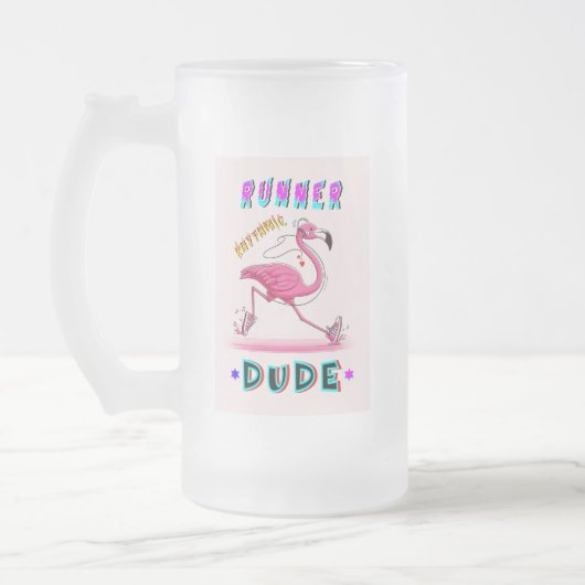 Runner Rhythmic Typ Mattglas Bierglas (Links)