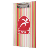 Runner; rot, grün, orange Streifen Klemmbrett (Links)