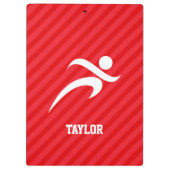 Runner; Scarlet Red Strips Klemmbrett (Rückseite)