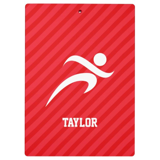 Runner; Scarlet Red Strips Klemmbrett (Rückseite)