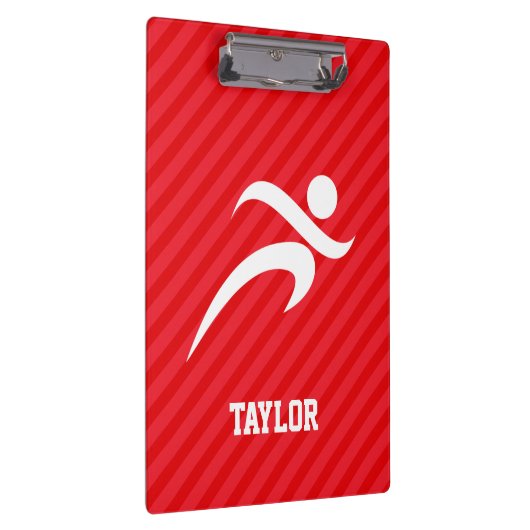 Runner; Scarlet Red Strips Klemmbrett (Rechts)