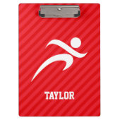 Runner; Scarlet Red Strips Klemmbrett (Vorderseite)