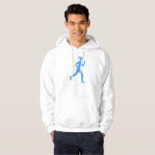 Runner (Weiblich) - Baby Blue Hoodie (Vorne ganz)
