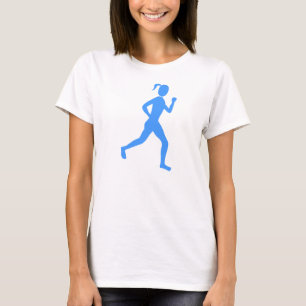 Runner (Weiblich) - Baby Blue T-Shirt