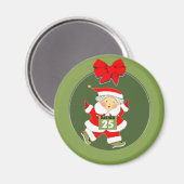 Runner-Weihnachtsfeiertag Magnet (Vorderseite/Rückseite)
