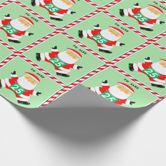 Runner Weihnachtsgeschenk Wrapping Paper Geschenkpapier (Ecke)