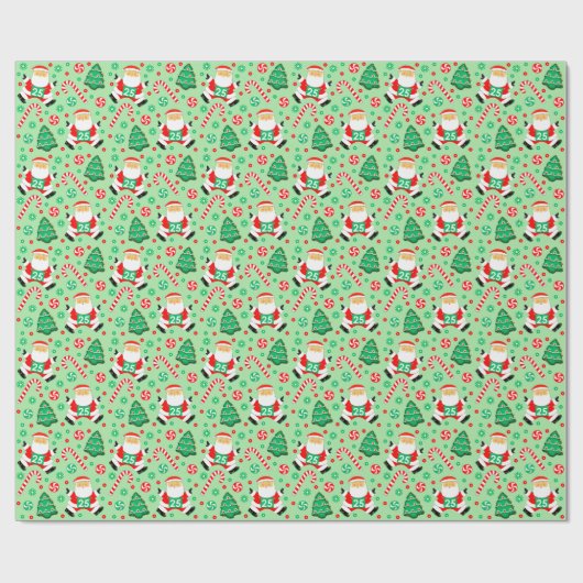Runner Weihnachtsgeschenke Wrapping Paper Geschenkpapier (Flach)