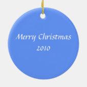 RunnerChick personalisierte Verzierung Keramik Ornament (Hinten)