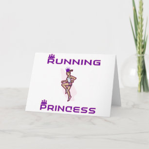 RunnerChick Princess Feiertagskarte