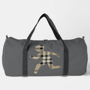 Runners Dk Gray Athletic Travel Duffle Bag