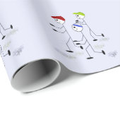 Runners Fitness Wrapping Paper Geschenkpapier (Rolleneckpunkt)