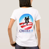 Runners für Obama! T-Shirt (Rückseite)