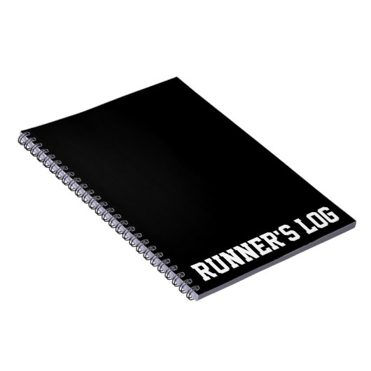 Runner's Log Running Notebook Spiral Journal Notizblock (Rechte Seite)
