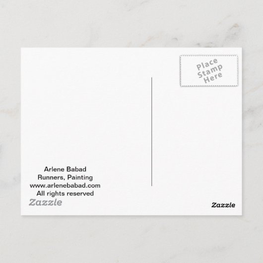 Runners, Postkarte (Rückseite)