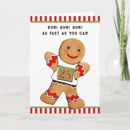 Runners Weihnachten (Vorderseite)