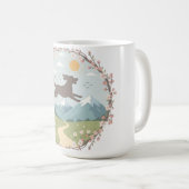 Runnig in Paradise Kaffeetasse (VorderseiteRechts)