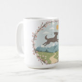 Runnig in Paradise Kaffeetasse (Vorderseite Links)