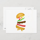 Runnin Burger Postkarte (Vorne/Hinten)