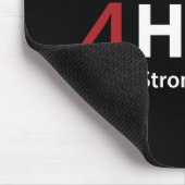 Running4Hope Black Mousepad (Ecke)