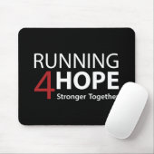 Running4Hope Black Mousepad (Mit Mouse)