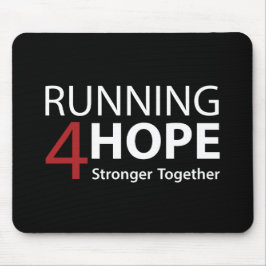 Running4Hope Black Mousepad