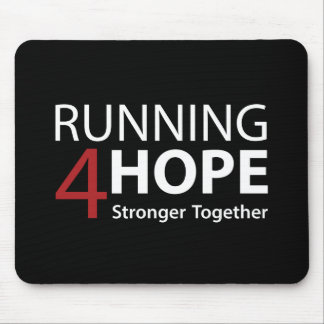 Running4Hope Black Mousepad