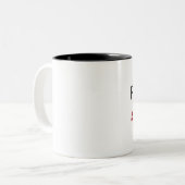 Running4Hope Mug Zweifarbige Tasse (Vorderseite Links)