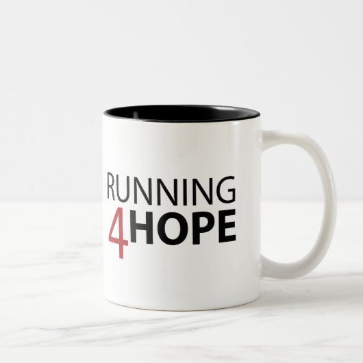 Running4Hope Mug Zweifarbige Tasse (Rechts)