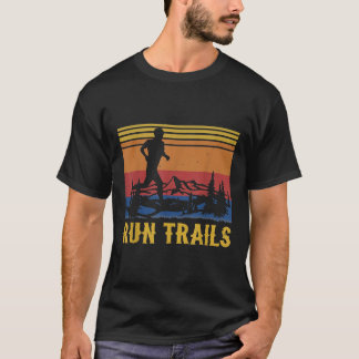 RUNNING 365 Laufstrecken Laufrennen Ultra Run Vint T-Shirt