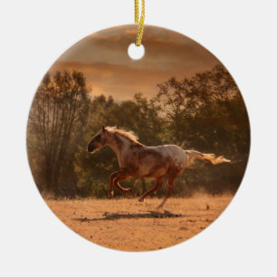 Running Appaloosa Ornament