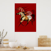 Running Appy Shadowed Poster (Küche)