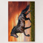 Running at Sunset Puzzle (Vertikal)