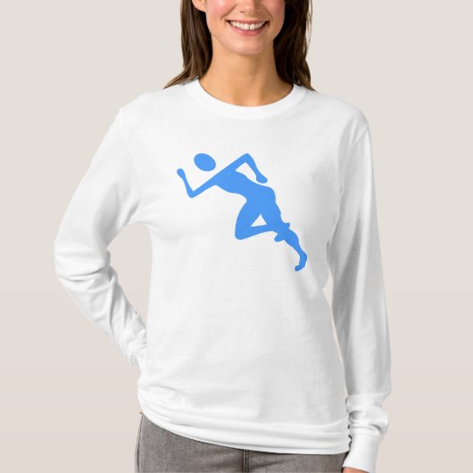 Running - Baby Blue T-Shirt (Vorderseite)
