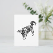 Running Back mit guten Nachrichten Postkarte (Stehend Vorderseite)