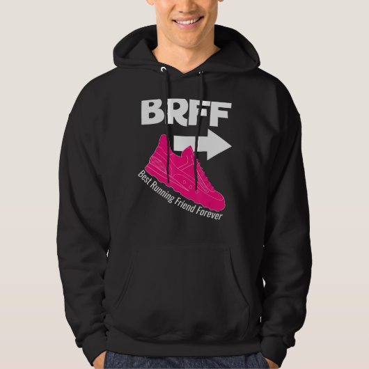 Running Best Friend Forever BRFF BESTE FREUNDIN Sn Hoodie (Vorderseite)