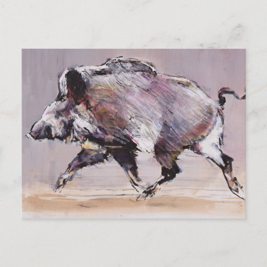 Running boar 1999 postkarte (Vorderseite)