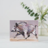 Running boar 1999 postkarte (Stehend Vorderseite)