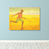 Running Boy 2010 Leinwanddruck (Insitu (Holzboden))