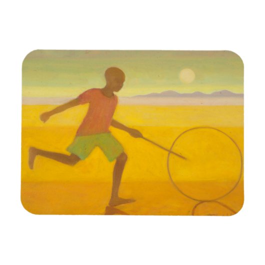 Running Boy 2010 Magnet (Horizontal)