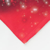 Running Bull Fleece Blanket Red Starry Night (Ecke)