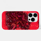 Running Bull Red Case-Mate iPhone Hülle (Rückseite (Horizontal))