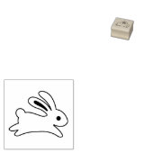 Running Bunny Rabbit 2 Gummistempel (Stempel)