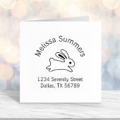 Running Bunny Rabbit Address Permastempel