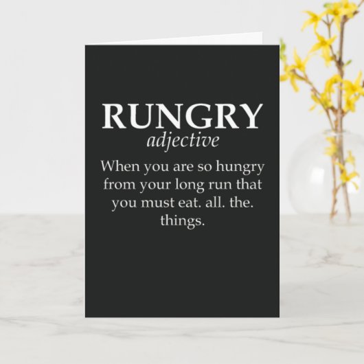 Running Cards Runner Marathon Funny Marathoner Xc Karte (Gelbe Blume)