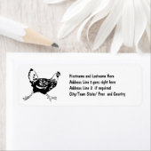 Running Cartoon Hühnchen Zeichnend (Insitu)