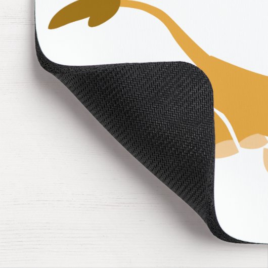 Running Cartoon Lion Mousepad (Ecke)