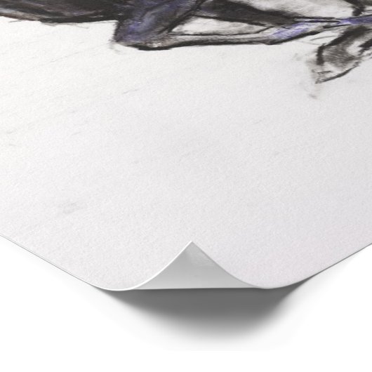 Running Chamois Poster (Ecke)