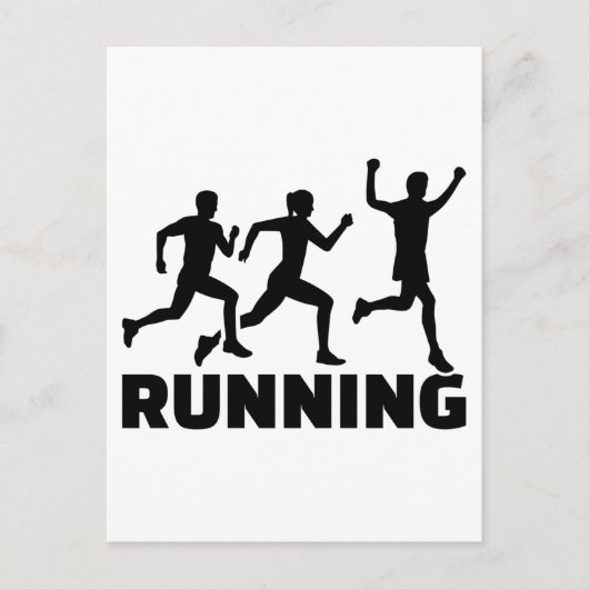 Running champion postkarte (Vorderseite)