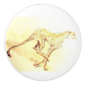 Running Cheetah Keramikknauf (Vorderseite)