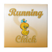 Running Chick Fliese (Vorderseite)